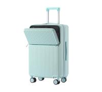 Meoky Il Design ad Apertura Frontale del Bagaglio a Mano nel Box da Viaggio è Dotato di Un portabicchieri e di Una Grande Rotella direzionale a 360° per Il Box da Viaggio,2,26in