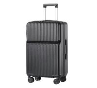 Meoky Il design ad apertura frontale del bagaglio a mano nel box da viaggio è dotato di un portabicchieri e di una grande rotella direzionale a 360° per il box da viaggio,5,22in