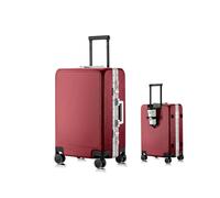 Meoky Valigia Valigia grande e rigida con ruote per il bagaglio a mano Leggero Durevole Serrature approvate TSA,1,20in