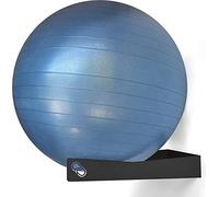 meollo | Pacco da 2 | Supporto Palla Pilates | 43x32 cm | 100% Acciaio | Prodotto in Europa | Porta Palla da Muro | Porta Gym Ball | Palestra in Casa | Home Gym | Pilates Attrezzi