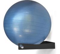 meollo | Supporto Palla Pilates | 43x32 cm | 100% Acciaio | Prodotto in Europa | Porta Palla da Muro | Porta Gym Ball | Porta Pallone da Muro | Palestra in Casa | Home Gym | Pilates Attrezzi