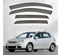 MEOMO 4 Pezzi Auto Deflettori d'Aria per VW Golf 5 2004, Anteriore E Posteriore Finestra Laterale Antiturbo Antivento Antipioggia Visiera