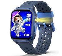 meoonley Smartwatch per Bambini, Activity Tracker da 1.5" per Ragazzi, monitoraggio benessere e sonno, Frequenza Cardiaca, Giochi di puzzle, Funziona Senza App/Telefono, Regalo per Ragazzi 6-15 Anni