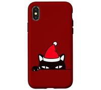 Meow Cat Christmas Cool Novelty Graphic Tees & Cool Designs Custodia per iPhone X/XS