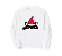 Meow Cat Christmas Cool Novelty Graphic Tees & Cool Designs Felpa
