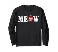 Meow - Grumpy Cat Natale Maglia a Manica