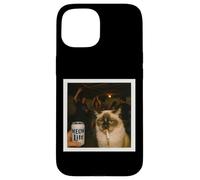Meow Lite Gatto da Festa Meme - Stupid Brainrot Gen Z Custodia per iPhone 15