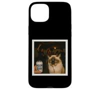 Meow Lite Gatto da Festa Meme - Stupid Brainrot Gen Z Custodia per iPhone 15 Plus