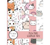Meow Magic: Cute Cat Scrapbook Paper: 40 sheets with cute cat-themed designs