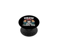Meow Means I Love You PopSockets PopGrip Adesivo