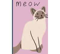 Meow Moments: A Dotted Cat Lover's Notebook: 120-Page 6x9 Journal with Grey Cat Design | For Cat Lovers, Notes, and Doodles