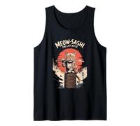 Meow-Sashi L'ultimo gattino samurai stile giapponese Canotta