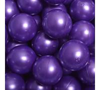 MEOWBABY 50 ∅ 7Cm Palline Colorate per Bambino Baby per Piscina di Palline Rotondi di Plastica per la Stanza dei Bambini Giocattoli Fabbricato in EU Viola Perla