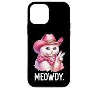 Meowdy Cat Bachelorette Cowboy Cute Pink Cowgirl Funny Cat Custodia per iPhone 12 mini