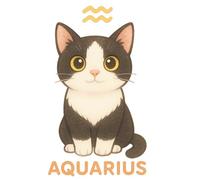 Meowgic & Moon Signs: A Feline-Inspired Astrology Notebook - Aquarius