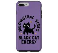 Meowgical Vibes BlackCat Energy Witchy Bruja Cat Witch Custodia per iPhone 7 Plus/8 Plus