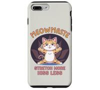 Meowmaste Cat Yoga Stretch More Hiss Less Design Custodia per iPhone 7 Plus/8 Plus