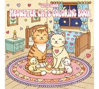 Meowster Cats Coloring Book: 40 Fun & Simple Large Print Designs of Adorable Cats & Playful Kittens - Bold, Easy, and Relaxing Coloring for Seniors, Adults, and Kids to Enjoy Stress Relief