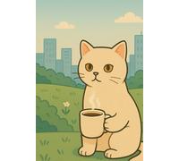 Meowtains & Mornings: A Cozy Notebook of Cats, Coffee, and Calm Horizons