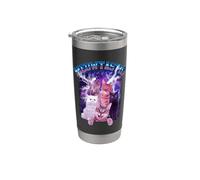Meowtastic Meow Cat Fantastic 80s Funny Kitten Cats Lover Bicchiere termico in acciaio inox doppia parete