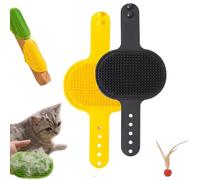Meowvo Silicone Grooming Strap Pad for Cats, Cat Self Groomer, Adjustable Silicone Pet Grooming Tool, Silicones Cats Massager, for Climbing Frames Table Legs (2PCS-c)