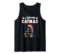 Meowy Catmas Funny Cat Christmas Xmas Kittens Lovers Canotta