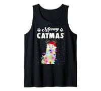 Meowy Catmas Funny Cat Christmas Xmas Kittens Lovers Canotta