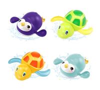 MeoZynxadril 4 Pezzi Giocattoli da Bagno, Giocattolo da Bagno per Bambini, Giochi Bagnetto Neonato, Giochi Bagnetto Animali, Vasca Bagno Galleggianti Giocattoli, Giochi Acqua per Ragazzi, Ragazze