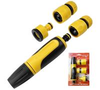 MeoZynxadril Pistola Acqua Giardino, Pistola Irrigazione Giardino, Spray Acqua ad Alta Pressione Multifunzione, Set di Raccordi Rapidi, per Lavaggio auto, Pulizia Marciapiede e Pet Balneazione