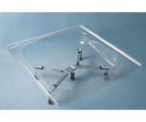 MEPA BW 5 Maxi cadre de pied pour receveurs de douche jusqu'à 100cm de longueur latérale, 150.130, 150.130