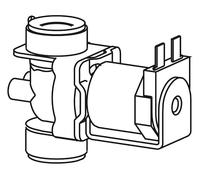 MEPA Elettrovalvola 24 VAC Funzionamento a Rete (Lunghezza x Larghezza x Altezza) 135 x 85 x 95 mm, Compatibile con sciacquone Automatico 620/820, Ricambio per Scarico orinatoio 716902, Bianco