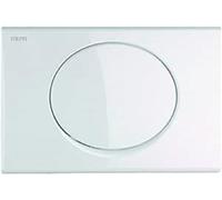 Mepa, Piastra di azionamento di scarico Ellipse SS, bianco, 420701