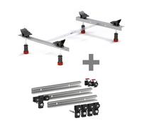 MEPA piede per vasca tipo WSuni incl. binari per vasca MEPA set da 3, 110015+190031, [Vasche da Bagno > Ricambi per Vasche da Bagno]