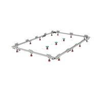 MEPA telaio di montaggio SF 120/180 per piatti doccia in acrilico e acciaio, 150177, Universal [Piatti Doccia > Ricambi per Piatti Doccia]