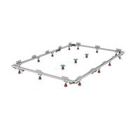 MEPA telaio di montaggio SF 120/180 per piatti doccia in acrilico e acciaio, 150177, Universal [Piatti Doccia > Ricambi per Piatti Doccia]