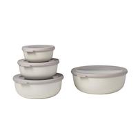 Mepal 233103 - Set di 4 Ciotole Basse, Colore: Bianco Nordico