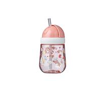 Mepal - Bicchiere con cannuccia - Flowers & Butterflies - bicchiere antigoccia per bambini a partire dai 9 mesi - antigoccia - lavabile in lavastoviglie