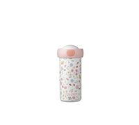 Mepal - Bicchiere per la Scuola Campus - Tazza per Bevande Little Dutch - Tazza per la Scuola Ermetica per Bambini - Senza BPA e Lavabile in Lavastoviglie - 300 ml - Flowers & Butterflies