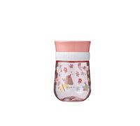 Mepal - Bicchiere per pratica 360° - Flowers & Butterflies - bicchiere per imparare dai 9 mesi in su - antigoccia - bicchiere per bambini - lavabile in lavastoviglie