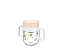 Mepal Bicchiere Trainer 360° Mio, A prova di perdite, Cerchio a 360° per bere da entrambi i lati, Maniglie facili da impugnare, 200 ml, Sunshine & Rainbow