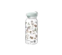 Mepal - Borraccia con coperchio a scatto Campus - Il coperchio salta premendo un pulsante - Borraccia per bambini adatta all'acido carbonico - A prova di perdite e lavabile in lavastoviglie - 600 ml