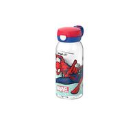 Mepal - Borraccia con coperchio pieghevole Campus - Il coperchio salta premendo un pulsante - Borraccia per bambini adatta all'acido carbonico - A prova di perdite e lavabile in lavastoviglie - 600 ml