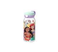 Mepal - Borraccia con Tappo Flip Campus - Il Tappo si Apre con un Solo Clic - Adatta a Bevande Gassate - A Prova di Perdite e Lavabile in Lavastoviglie - 600 ml - Princess Power