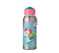 Mepal - Borraccia Ermetica Flip-up Campus - Borracce Ermetiche per Bambini - Borraccia in Acciaio Inox - 4 Ore di Calore e 12 Ore di Freschezza - Senza BPA - 350 ml - Unicorn