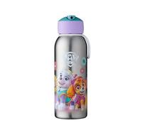 Mepal - Borraccia Ermetica Flip-up Campus - Borracce Ermetiche per Bambini - Borraccia in Acciaio Inox - 9 Ore di Calore e 12 Ore di Freschezza - Senza BPA - 350 ml - Paw Patrol Girls