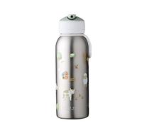 Mepal - Borraccia Ermetica Flip-up Campus - Borracce Ermetiche per Bambini - Borraccia in Acciaio Inox - 4 Ore di Calore e 12 Ore di Freschezza - Senza BPA - 350 ml - Little Farm