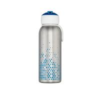 Mepal - Borraccia Ermetica Flip-up Campus - Borracce Ermetiche per Bambini - Borraccia in Acciaio Inox - 4 Ore di Calore e 12 Ore di Freschezza - Senza BPA - 350 ml - Blue