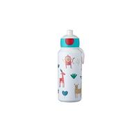 Mepal - Borraccia Pop-up Campus - Borraccia - Borraccia Ermetica per la Scuola - Priva di BPA e Lavabile in Lavastoviglie - 400 ml - Animal Friends
