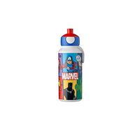 Mepal - Borraccia Pop-up Campus - Borraccia - Borraccia Ermetica per la Scuola - Priva di BPA e Lavabile in Lavastoviglie - 400 ml - Avengers