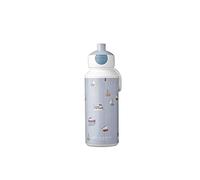 Mepal - Borraccia Pop-up Campus - Borraccia Little Dutch - Borraccia Ermetica per la Scuola - Priva di BPA e Lavabile in Lavastoviglie - 400 ml - Sailors Bay